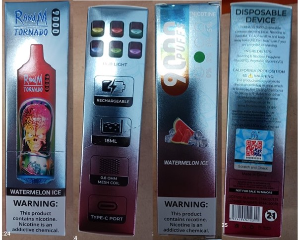 Jednorázové elektronické cigarety zn. FUMOT® RandM TORNADO 9000: Fotografie č. 2