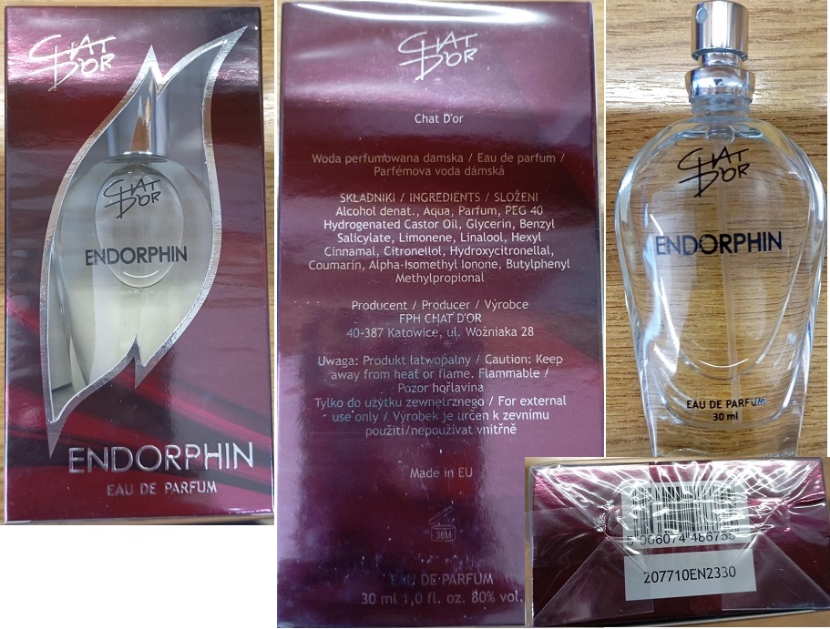 Parfémová voda CHAT D´OR ENDORPHIN, EAU DE PARFUM: Fotografie