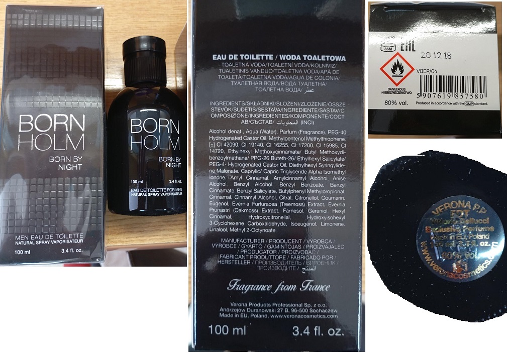 Toaletní voda BORN HOLM, BORN BY NIGHT, MEN EAU DE TOILETTE: Fotografie