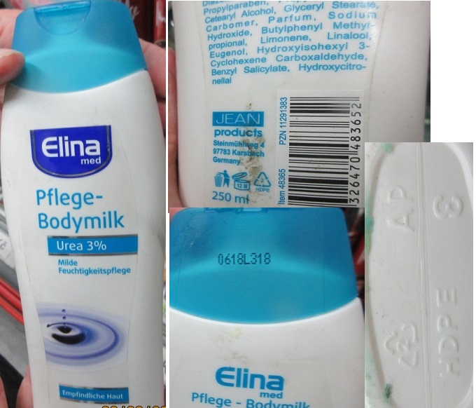 Tělové mléko Elina med, Pflege - Bodymilk: Fotografie
