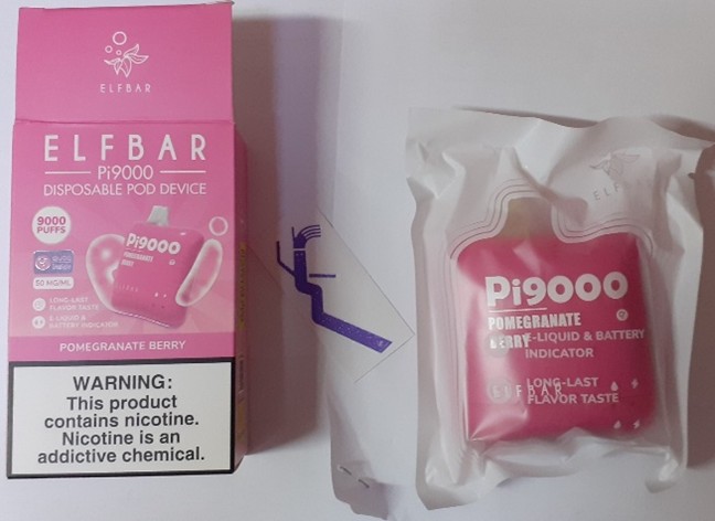 Jednorázová el. cigareta ELFBAR Pi9000, disposable pod device, různé příchutě: Fotografie č. 5