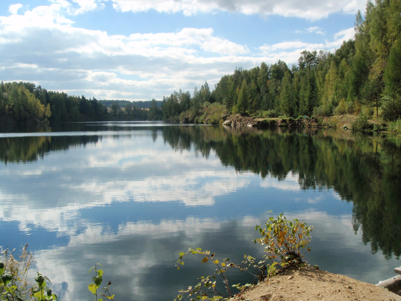 Fotografie Lom Horní Cerekev pohled 1