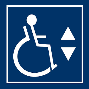 Značka - Výtah pro osoby se zdravotním postižením