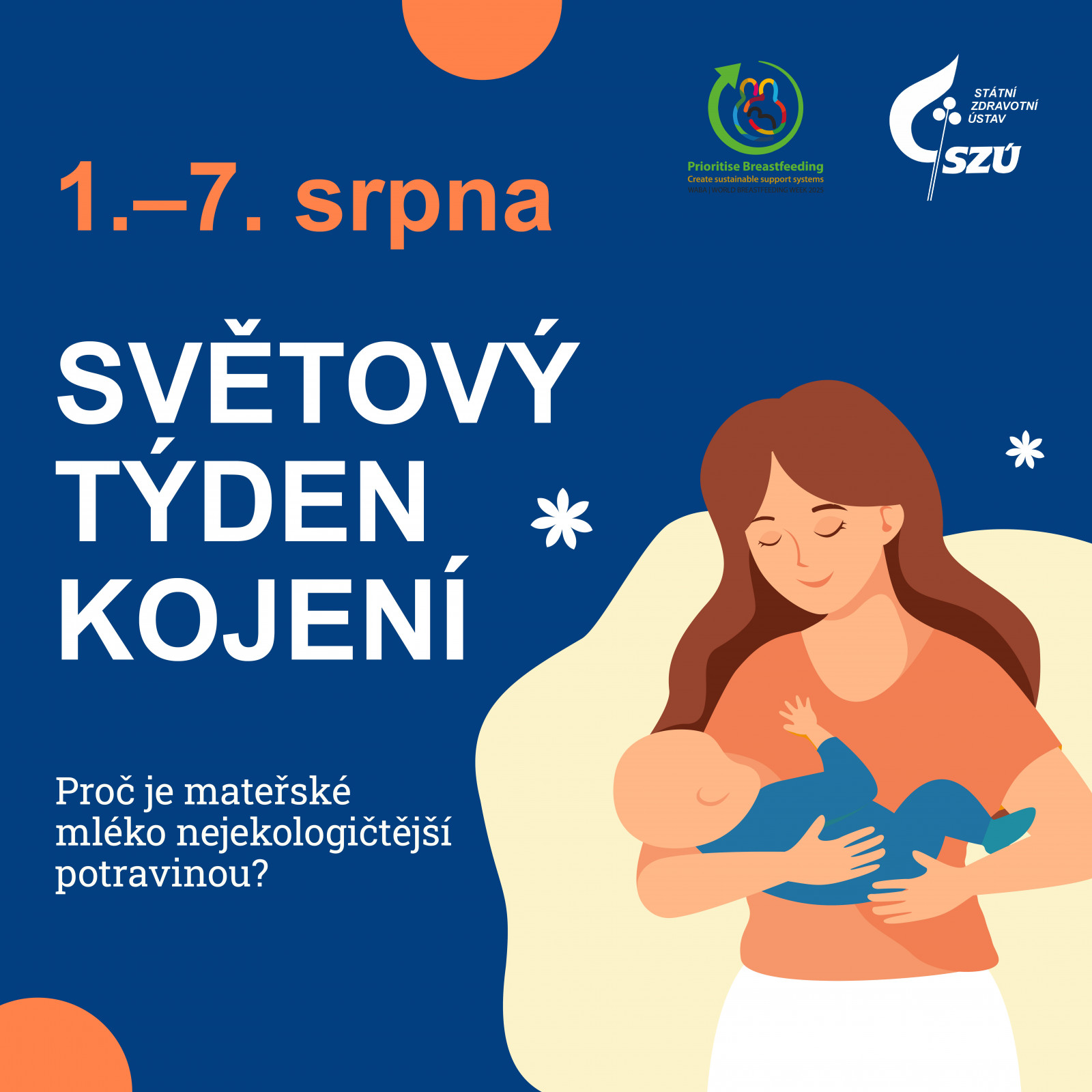 plakát Světový týden kojení 2025