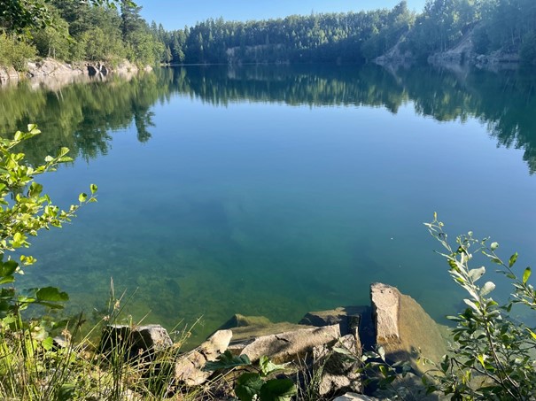 snímek Lom Horní Cerekev celkový pohled srpen 25